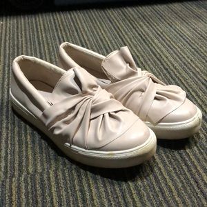 Blush Pink Slip On Sneakers